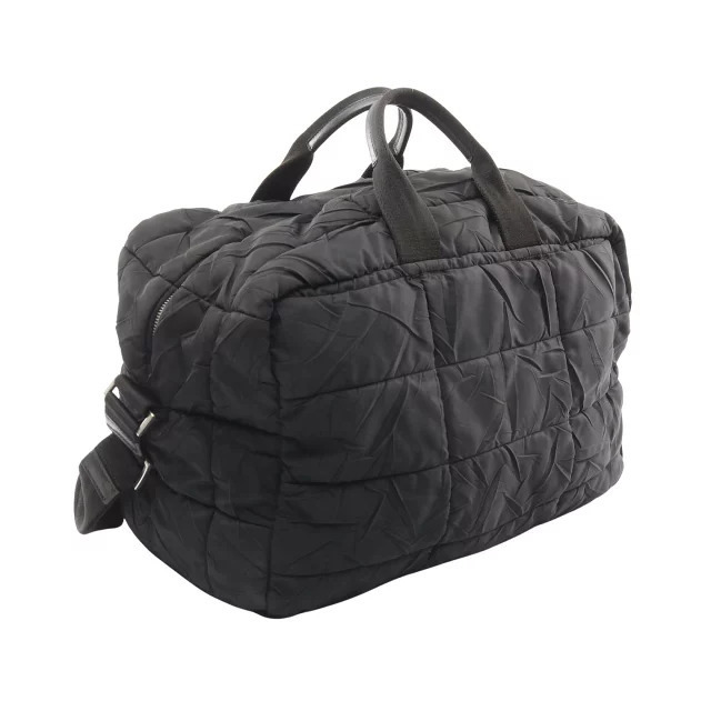 Prada Boston Black Bag Tessuto